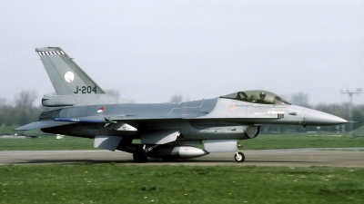 Photo ID 97833 by Joop de Groot. Netherlands Air Force General Dynamics F 16A Fighting Falcon, J 204