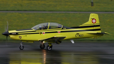 Photo ID 96294 by Sven Zimmermann. Switzerland Air Force Pilatus PC 9A, C 407