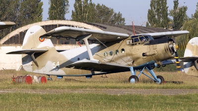 Photo ID 96350 by Carl Brent. Romania Air Force Antonov An 2T, 54