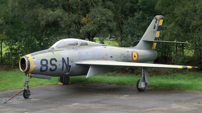 Photo ID 12383 by frank van de waardenburg. Belgium Air Force Republic F 84F Thunderstreak, FU 188