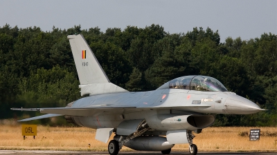 Photo ID 97087 by Jan Eenling. Belgium Air Force General Dynamics F 16BM Fighting Falcon, FB 10