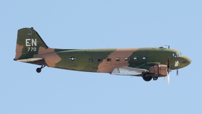 Photo ID 12480 by Paul Tiller. Private American Flight Museum Douglas C 47D Skytrain DC 3A 467, N2805J