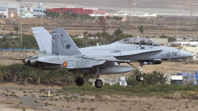 Photo ID 97661 by Chris Lofting. Spain Air Force McDonnell Douglas CE 15 Hornet EF 18B, CE 15 11