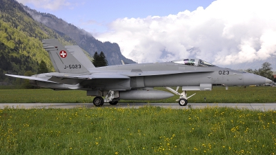 Photo ID 98340 by Stephan Franke - Fighter-Wings. Switzerland Air Force McDonnell Douglas F A 18C Hornet, J 5023