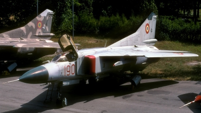 Photo ID 12703 by Chris Lofting. Romania Air Force Mikoyan Gurevich MiG 23MF, 190