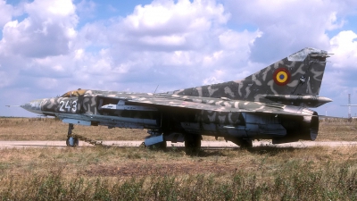 Photo ID 12706 by Chris Lofting. Romania Air Force Mikoyan Gurevich MiG 23MF, 243