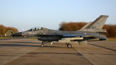 Photo ID 99806 by Jan Eenling. Netherlands Air Force General Dynamics F 16AM Fighting Falcon, J 367