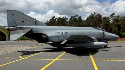 Photo ID 100263 by Carl Brent. Germany Air Force McDonnell Douglas F 4F Phantom II, 38 01