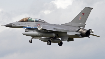 Photo ID 104798 by Niels Roman / VORTEX-images. Denmark Air Force General Dynamics F 16BM Fighting Falcon, ET 198