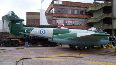 Photo ID 12903 by Martin Kubo. Argentina Air Force Gloster Meteor F 4, C 071