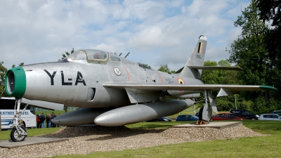 Photo ID 101431 by Günther Feniuk. Belgium Air Force Republic F 84F Thunderstreak, FU 103