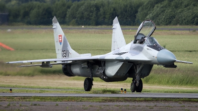 Photo ID 102045 by Niels Roman / VORTEX-images. Slovakia Air Force Mikoyan Gurevich MiG 29AS, 3911