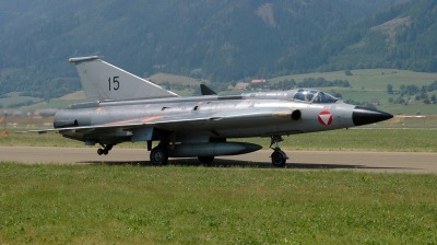 Photo ID 102026 by Radim Spalek. Austria Air Force Saab J35Oe MkII Draken, 15