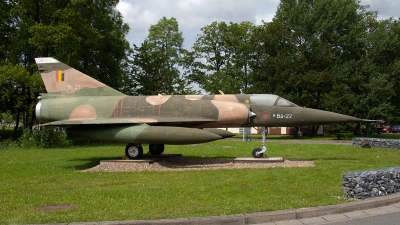 Photo ID 102624 by Jan Eenling. Belgium Air Force Dassault Mirage 5BA, BA22