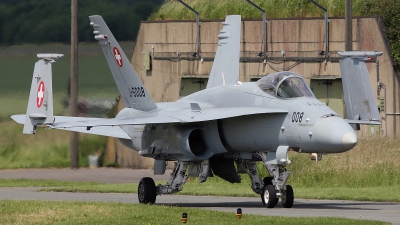 Photo ID 102749 by Mario Boeren. Switzerland Air Force McDonnell Douglas F A 18C Hornet, J 5008