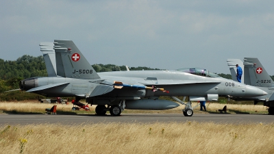 Photo ID 102902 by Radim Spalek. Switzerland Air Force McDonnell Douglas F A 18C Hornet, J 5008