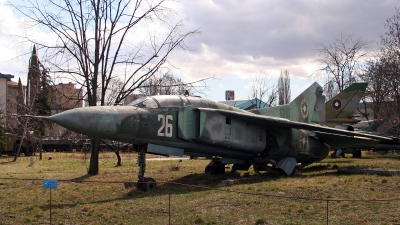 Photo ID 104010 by Kostas D. Pantios. Bulgaria Air Force Mikoyan Gurevich MiG 23UB, 26