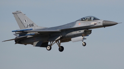 Photo ID 103126 by Mario Boeren. Netherlands Air Force General Dynamics F 16AM Fighting Falcon, J 516