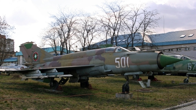 Photo ID 103367 by Kostas D. Pantios. Bulgaria Air Force Mikoyan Gurevich MiG 21bis, 501