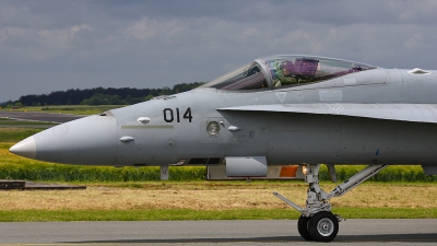 Photo ID 103920 by Markus Schrader. Switzerland Air Force McDonnell Douglas F A 18C Hornet, J 5014