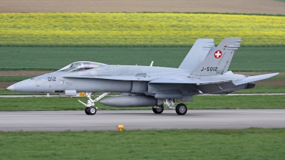 Photo ID 105615 by Andreas Weber. Switzerland Air Force McDonnell Douglas F A 18C Hornet, J 5012