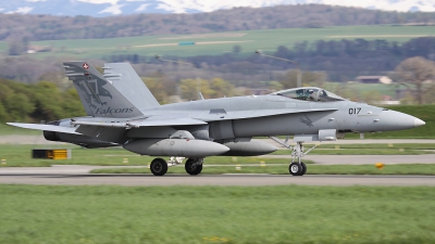 Photo ID 105616 by Andreas Weber. Switzerland Air Force McDonnell Douglas F A 18C Hornet, J 5017