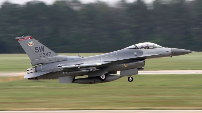 Photo ID 104895 by Paul Newbold. USA Air Force General Dynamics F 16C Fighting Falcon, 91 0347