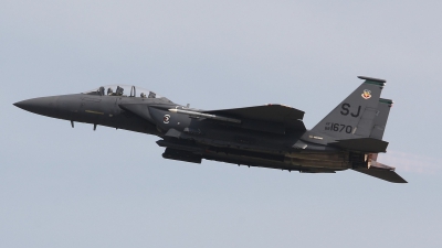 Photo ID 104948 by Paul Newbold. USA Air Force McDonnell Douglas F 15E Strike Eagle, 88 1670