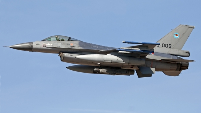 Photo ID 105210 by Niels Roman / VORTEX-images. Netherlands Air Force General Dynamics F 16AM Fighting Falcon, J 009