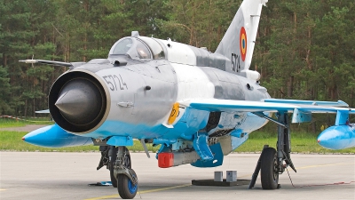Photo ID 13638 by Alex van Noye. Romania Air Force Mikoyan Gurevich MiG 21MF 75 Lancer C, 5724