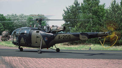 Photo ID 105897 by Lieuwe Hofstra. Netherlands Air Force Aerospatiale SA 316B Alouette III, A 209