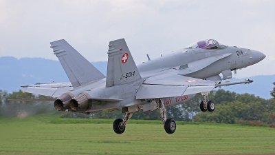 Photo ID 106188 by Martin Thoeni - Powerplanes. Switzerland Air Force McDonnell Douglas F A 18C Hornet, J 5014