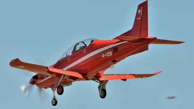 Photo ID 107118 by Martin Thoeni - Powerplanes. Switzerland Air Force Pilatus PC 21, A 108