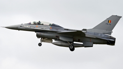 Photo ID 106979 by Niels Roman / VORTEX-images. Belgium Air Force General Dynamics F 16BM Fighting Falcon, FB 18