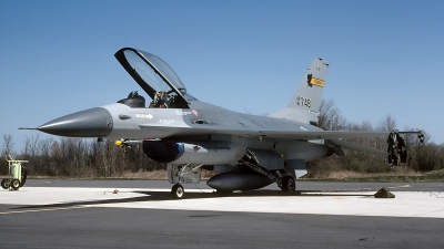 Photo ID 106929 by David F. Brown. USA Air Force General Dynamics F 16A ADF Fighting Falcon, 81 0748