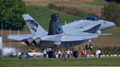 Photo ID 107617 by Isch Eduard. Switzerland Air Force McDonnell Douglas F A 18C Hornet, J 5018