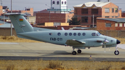 Photo ID 107849 by Lukas Kinneswenger. Bolivia Air Force Beech Super King Air 200, FAB 011