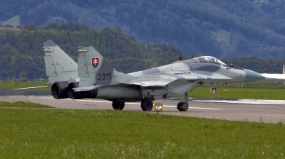 Photo ID 107324 by Petru DIMOFF. Slovakia Air Force Mikoyan Gurevich MiG 29AS, 3911