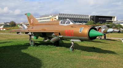 Photo ID 107224 by Chris Albutt. Poland Air Force Mikoyan Gurevich MiG 21MF, 9107
