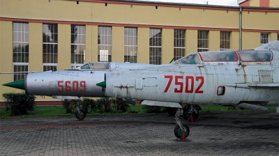 Photo ID 108915 by Chris Albutt. Poland Air Force Mikoyan Gurevich MiG 21UM, 7502