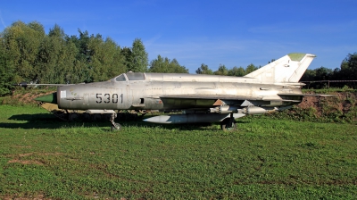 Photo ID 107410 by Chris Albutt. Czech Republic Air Force Mikoyan Gurevich MiG 21MF, 5301