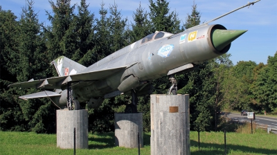 Photo ID 107829 by Chris Albutt. Poland Air Force Mikoyan Gurevich MiG 21M, 1813