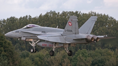 Photo ID 107970 by Martin Thoeni - Powerplanes. Switzerland Air Force McDonnell Douglas F A 18C Hornet, J 5006