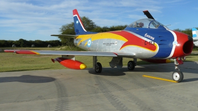 Photo ID 108991 by Adolfo Jorge Soto. Argentina Air Force North American F 86F Sabre, C 113