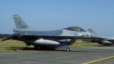 Photo ID 108939 by Rainer Mueller. Netherlands Air Force General Dynamics F 16A Fighting Falcon, J 647