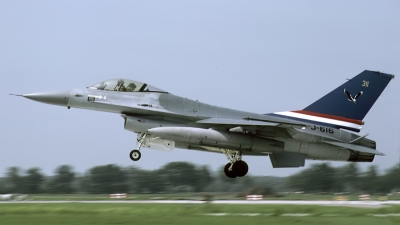 Photo ID 109266 by Joop de Groot. Netherlands Air Force General Dynamics F 16A Fighting Falcon, J 616