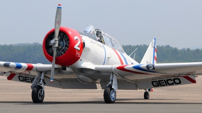Photo ID 109639 by W.A.Kazior. Private Skytypers North American SNJ 2 Texan, N60734