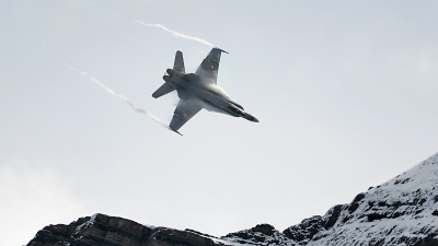 Photo ID 109777 by Martin Thoeni - Powerplanes. Switzerland Air Force McDonnell Douglas F A 18C Hornet, J 5008