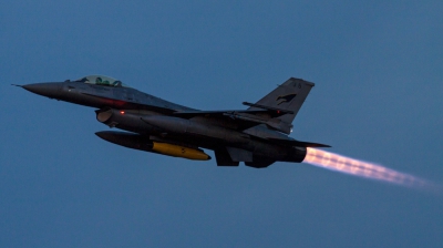 Photo ID 110201 by Mathias Grägel - GME-AirFoto. Italy Air Force General Dynamics F 16A ADF Fighting Falcon, MM7262