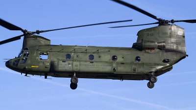 Photo ID 110223 by Niels Roman / VORTEX-images. Netherlands Air Force Boeing Vertol CH 47D Chinook, D 101